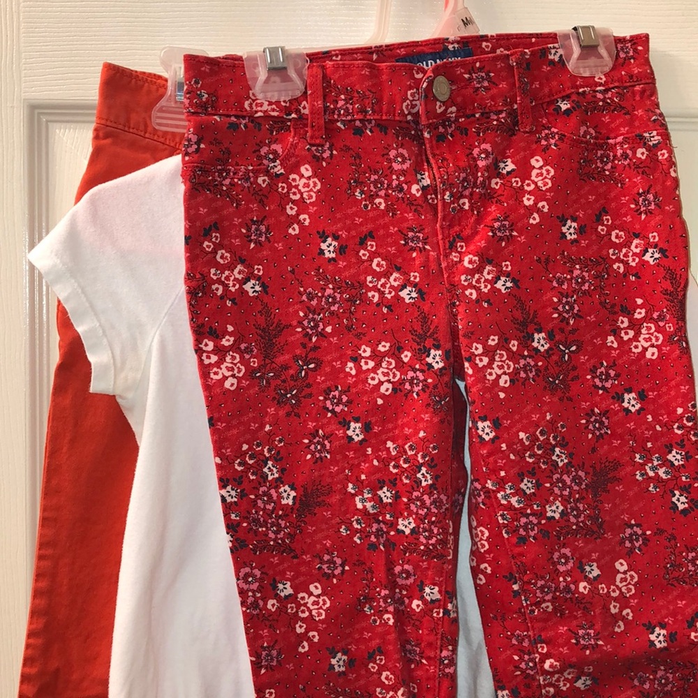 Old Navy Girls Jeggings, Shirt, and Skinny Pants